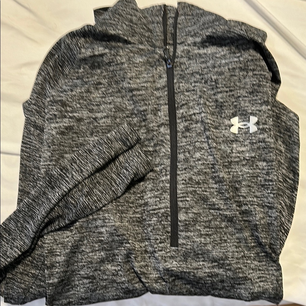 Under Armour Ladies Gray Pullovet